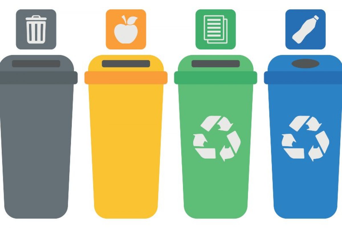 Contenedores de reciclaje vs Isla de reciclaje